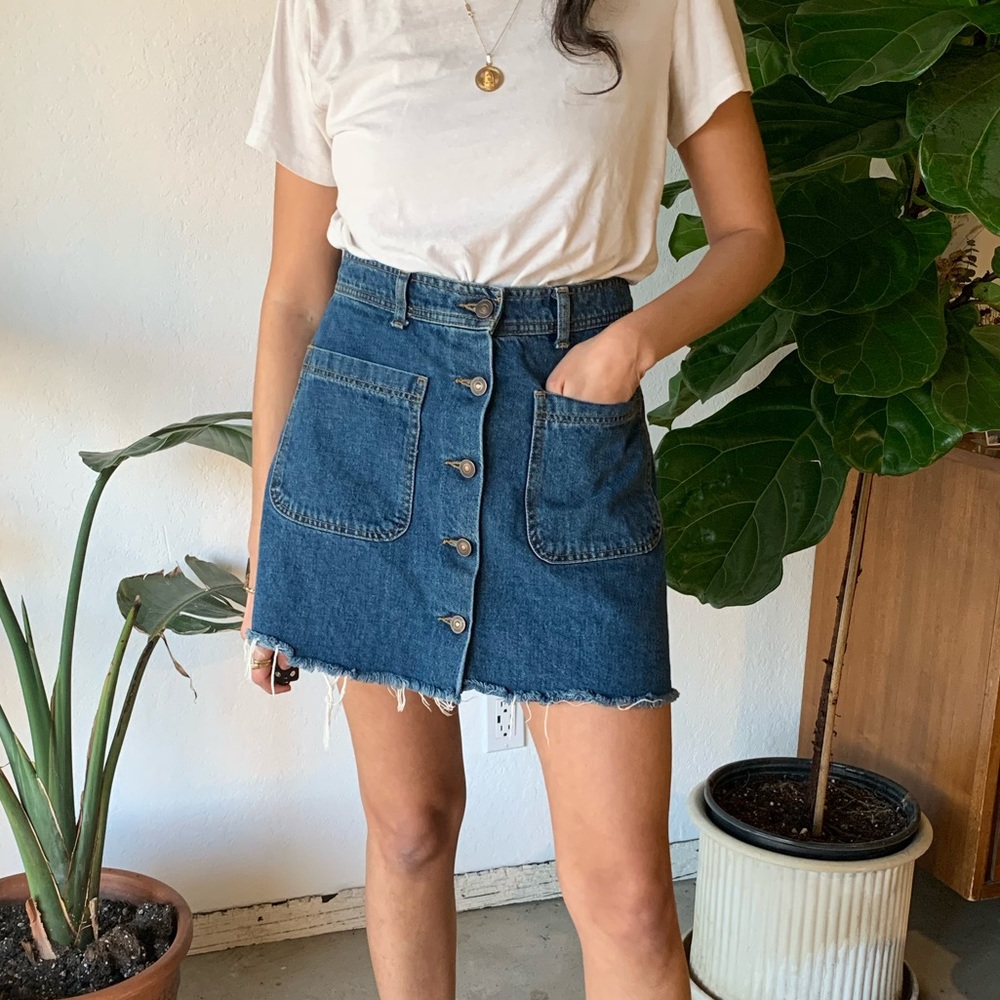 Zara denim skirt